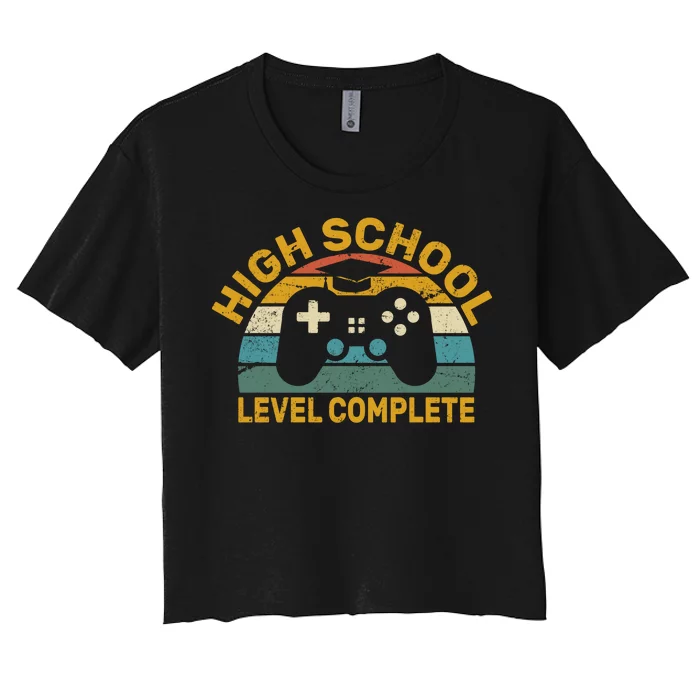 High School Grad Level Complete Women's Crop Top Tee