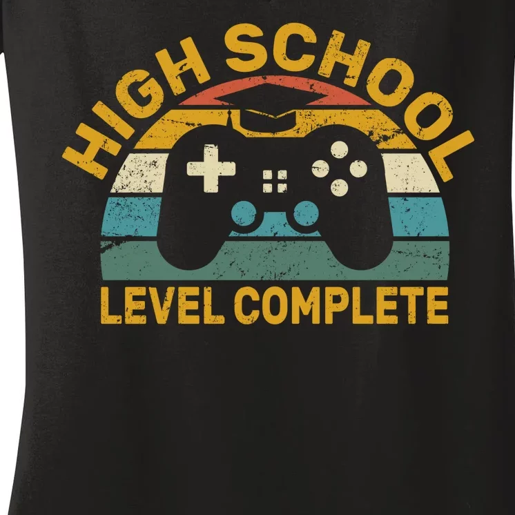 High School Grad Level Complete Women's V-Neck T-Shirt