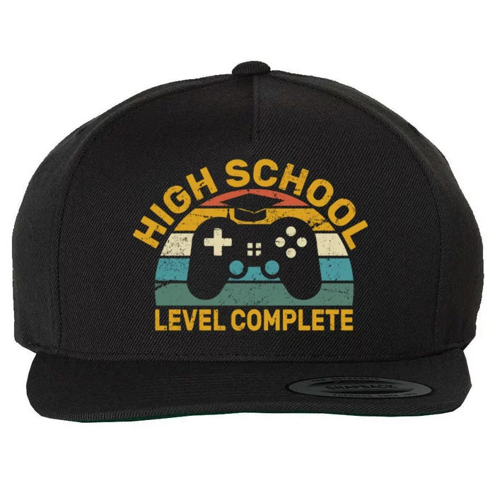 High School Grad Level Complete Wool Snapback Cap