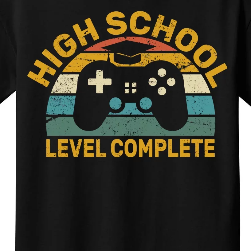 High School Grad Level Complete Kids T-Shirt