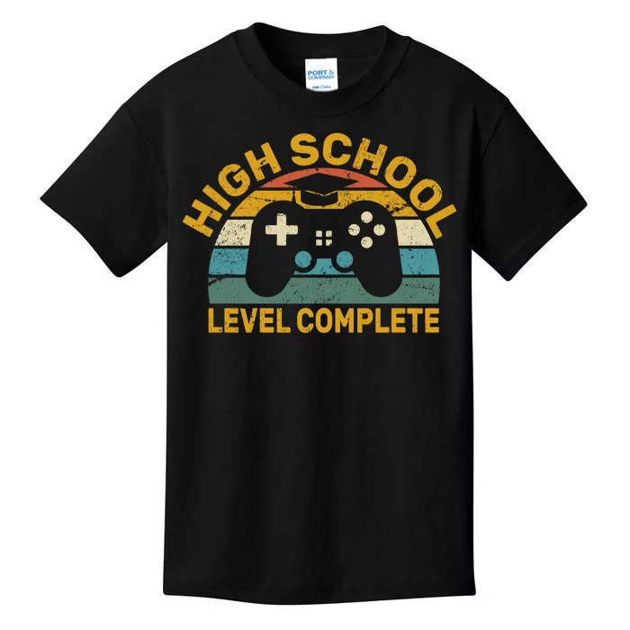 High School Grad Level Complete Kids T-Shirt