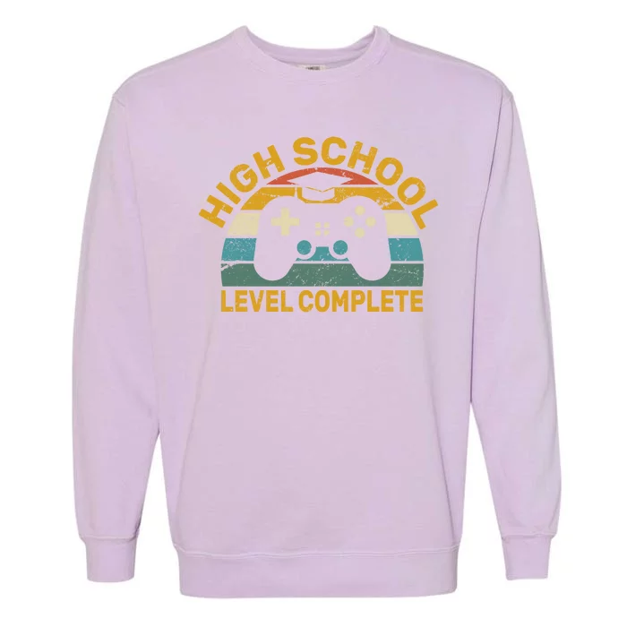 High School Grad Level Complete Garment-Dyed Sweatshirt