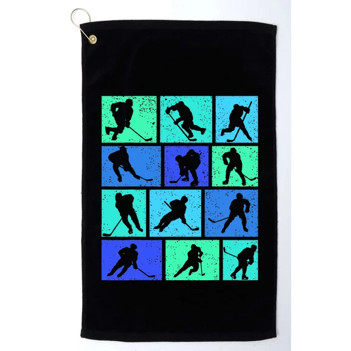 Hockey Ice Hockey Platinum Collection Golf Towel