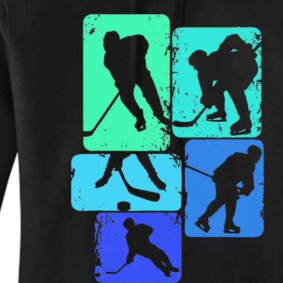 Hockey Ice Hockey Player Women's Pullover Hoodie