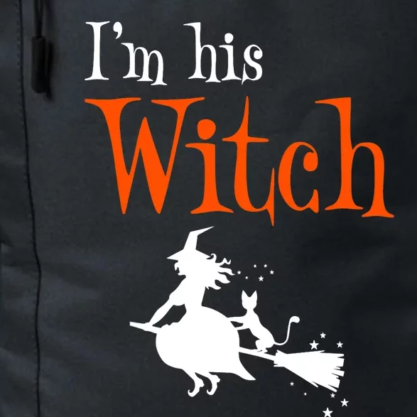 Halloween Im His Witch Matching Funny Costume For Couples Daily Commute Backpack