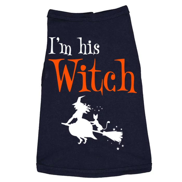 Halloween Im His Witch Matching Funny Costume For Couples Doggie Tank