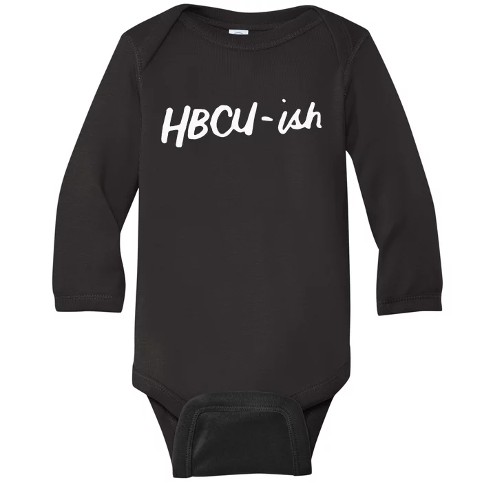 HBCU ISH Historical Black College Alumni Baby Long Sleeve Bodysuit