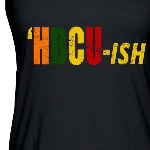 HBCU Ish Historically Black College Alumni Ladies Essential Flowy Tank