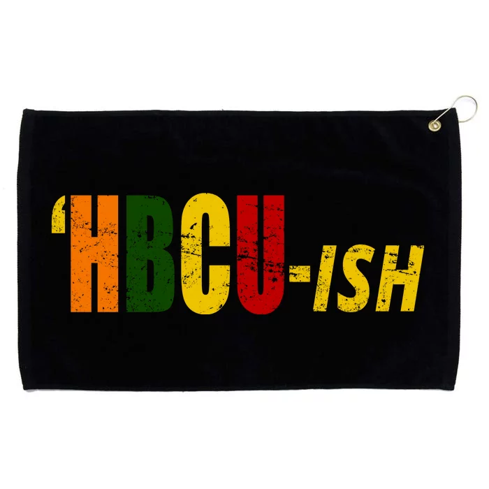 HBCU Ish Historically Black College Alumni Grommeted Golf Towel