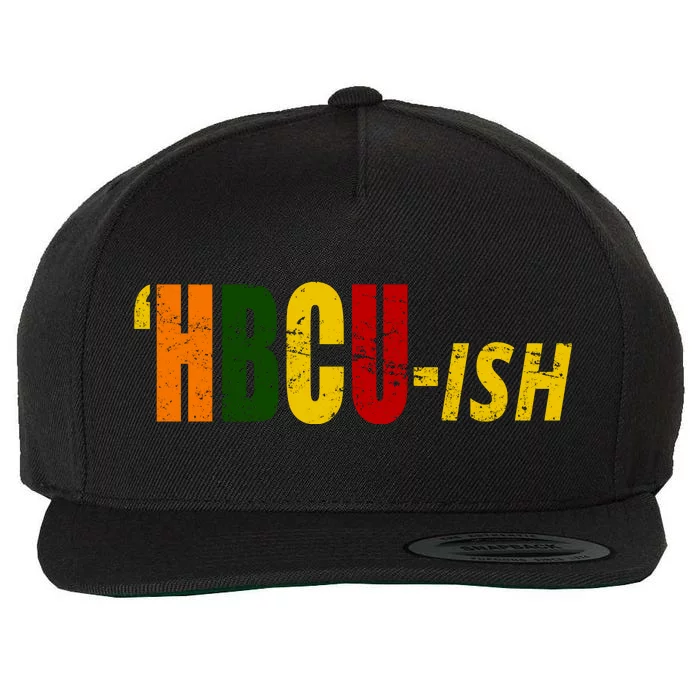 HBCU Ish Historically Black College Alumni Wool Snapback Cap