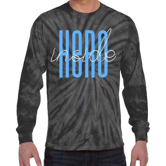 Hero Inside Tie-Dye Long Sleeve Shirt