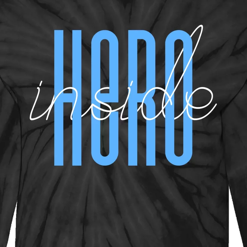 Hero Inside Tie-Dye Long Sleeve Shirt