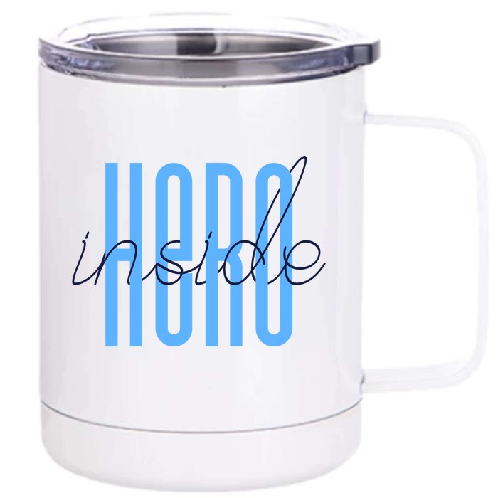 Hero Inside Front & Back 12oz Stainless Steel Tumbler Cup