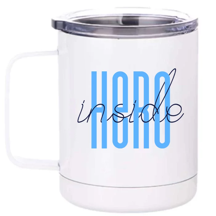 Hero Inside Front & Back 12oz Stainless Steel Tumbler Cup