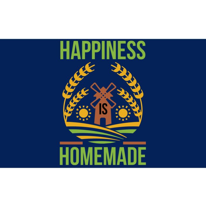 Happiness Is Homemade Bumper Sticker