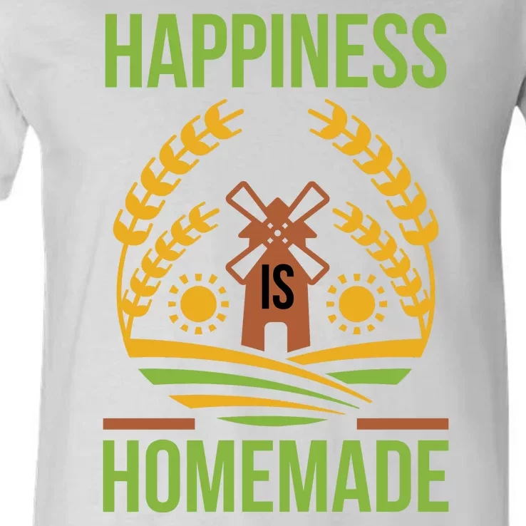 Happiness Is Homemade V-Neck T-Shirt