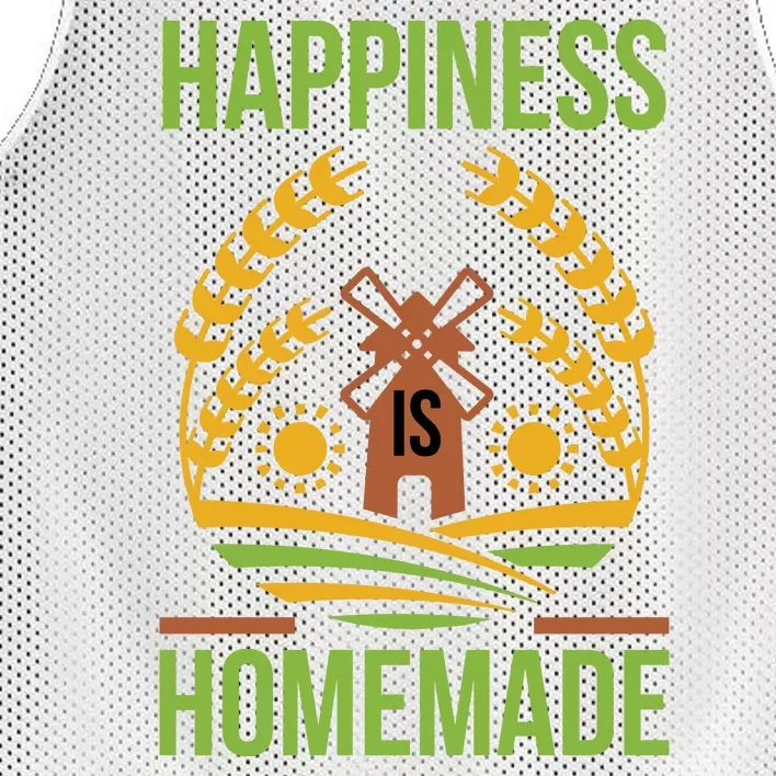 Happiness Is Homemade Mesh Reversible Basketball Jersey Tank