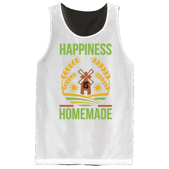 Happiness Is Homemade Mesh Reversible Basketball Jersey Tank