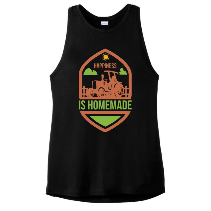 Happiness Is Homemade Ladies Tri-Blend Wicking Tank