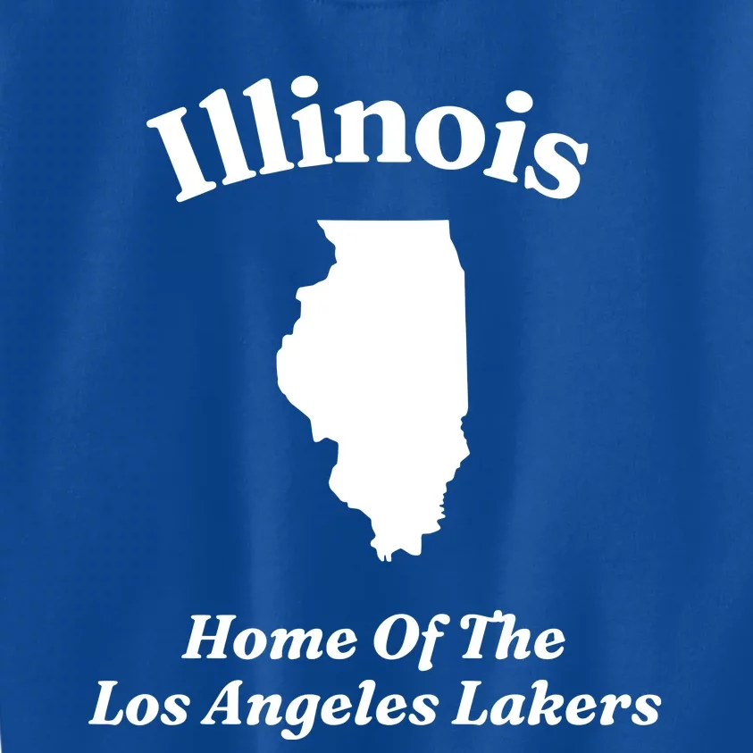 Hole Illinois Home Of The Los Angeles Laker Kids Sweatshirt