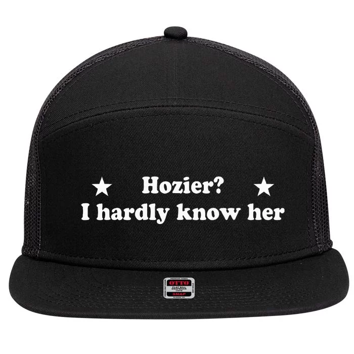 Hozier I Hardly Know Her 7 Panel Mesh Trucker Snapback Hat