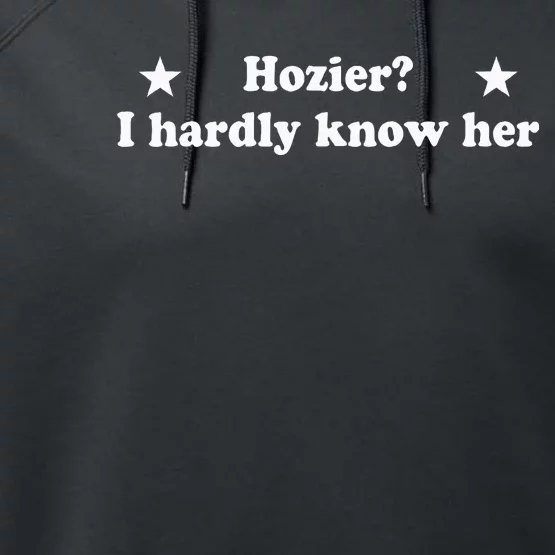 Hozier I Hardly Know Her Performance Fleece Hoodie