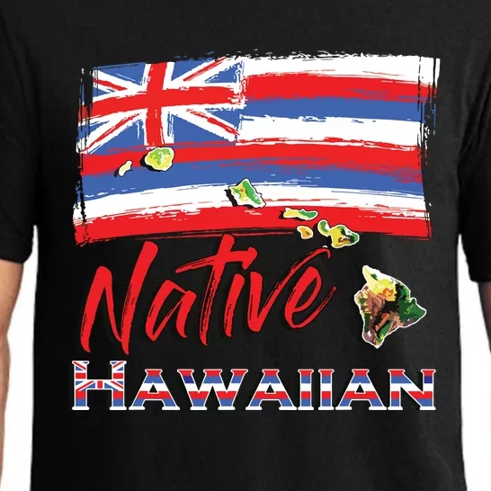 Hawaiian Islands Hawaii Flag Native Hawaiian Pajama Set