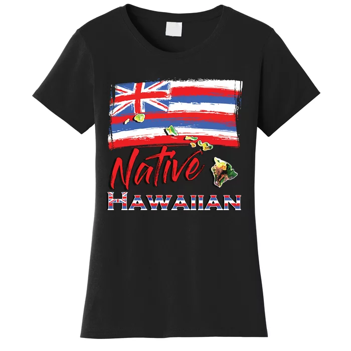 Hawaiian Islands Hawaii Flag Native Hawaiian Women's T-Shirt