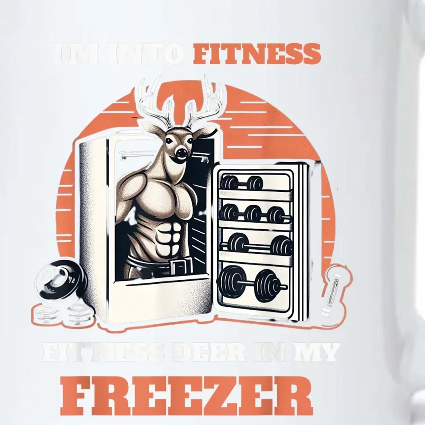 Hunting IM Into Fitness Deer Freezer Funny Hunter Dad Black Color Changing Mug