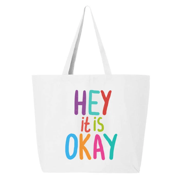 Hey It Is Okay Colorful 25L Jumbo Tote