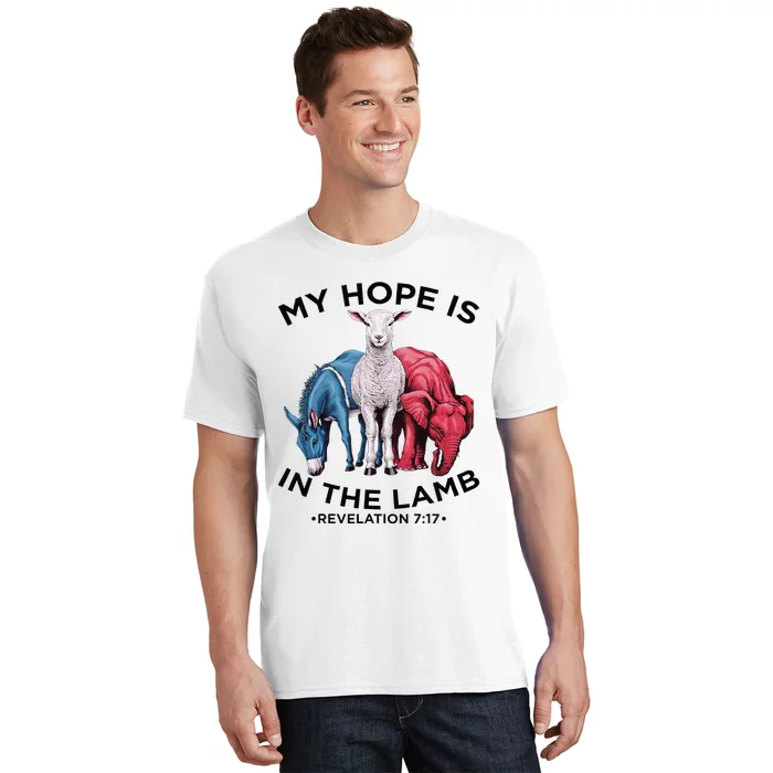 Hope Is In The Lamb My Christian God Jesus Lamb Lover Humor T-Shirt