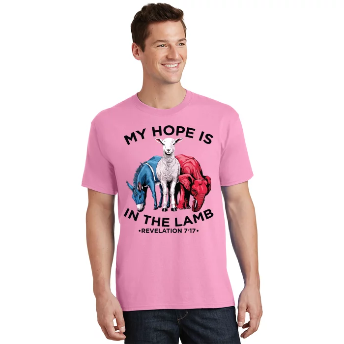 Hope Is In The Lamb My Christian God Jesus Lamb Lover Humor T-Shirt