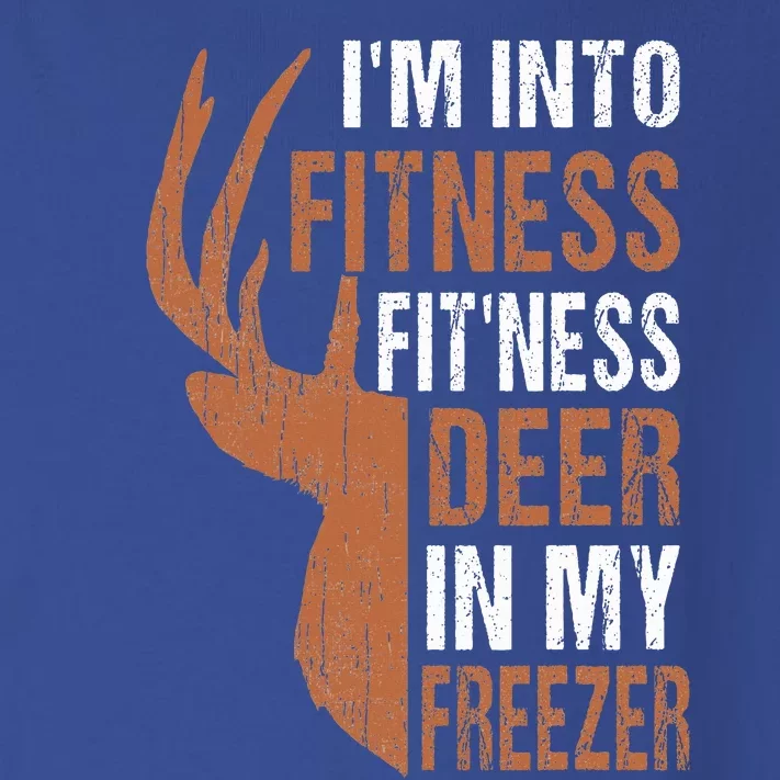 HuntingShirt I'm Into Fitness Deer Freezer Funny Hunter Dad Toddler Long Sleeve Shirt