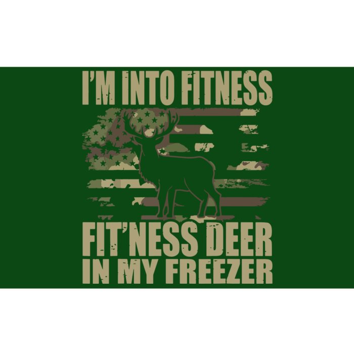 Hunting I'm Into Fitness Fit'ness Deer In My Freezer Bumper Sticker