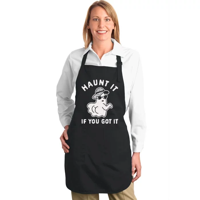 Haunt It If You Got It Full-Length Apron With Pocket