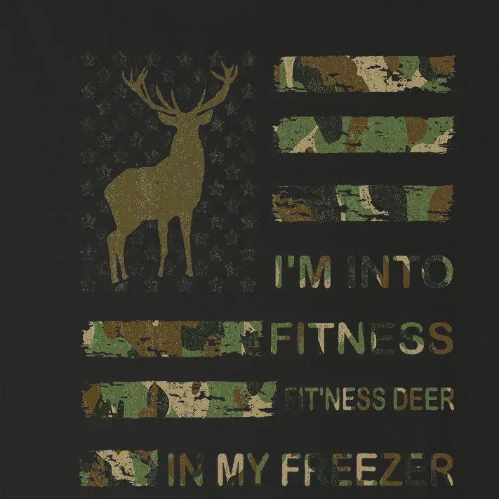 Hunting I'm Into Fitness Deer Freezer Funny Hunter Dad Wild Toddler Long Sleeve Shirt