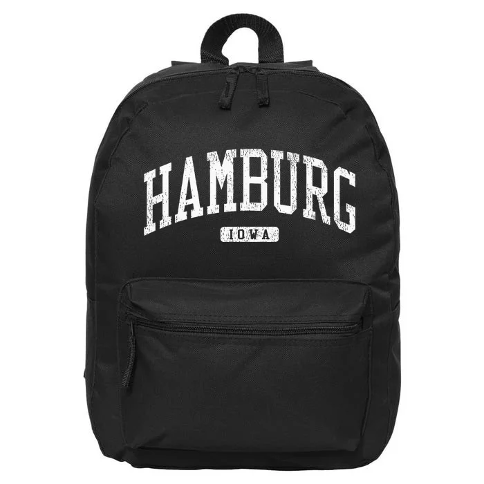 Hamburg Iowa Ia Js03 Style 16 in Basic Backpack