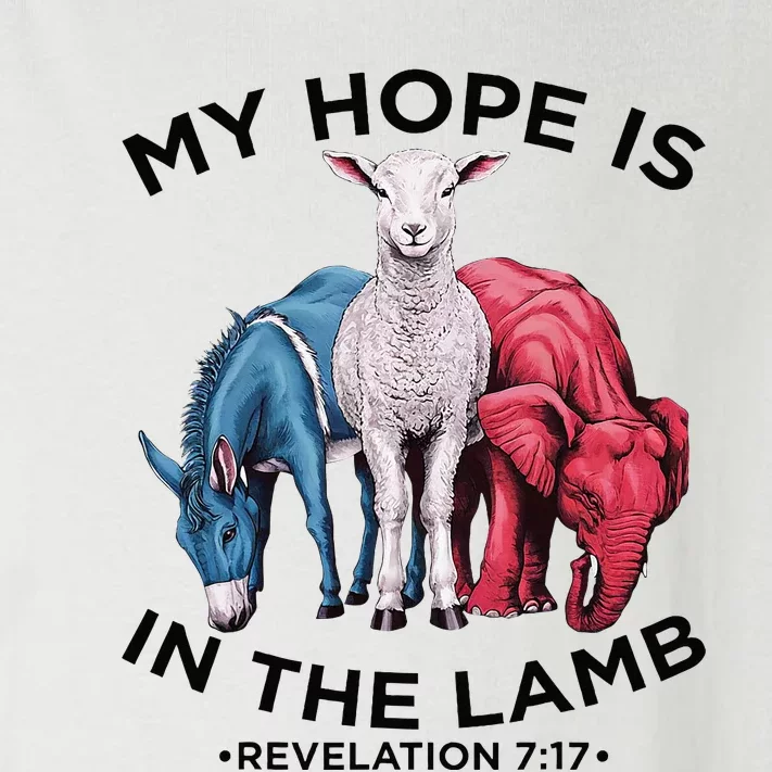 Hope Is In The Lamb My Christian God Jesus Lamb Lover Humor Toddler Long Sleeve Shirt