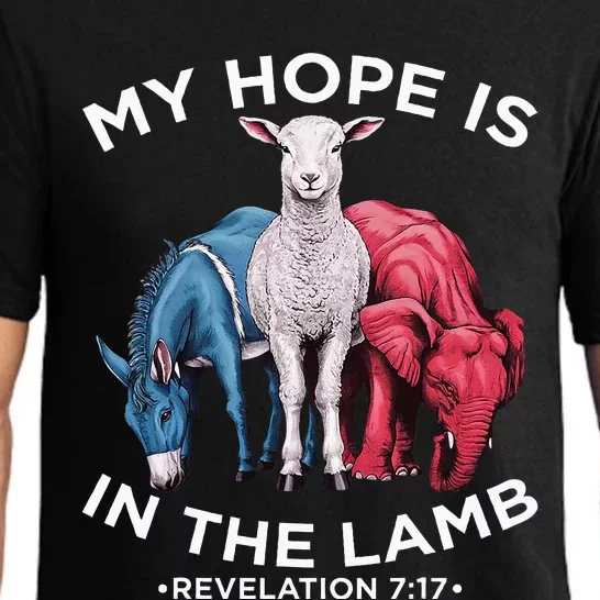 Hope Is In The Lamb My Christian God Jesus Humor Pajama Set