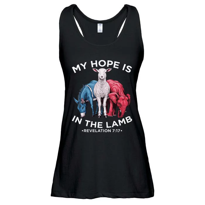 Hope Is In The Lamb My Christian God Jesus Humor Ladies Essential Flowy Tank