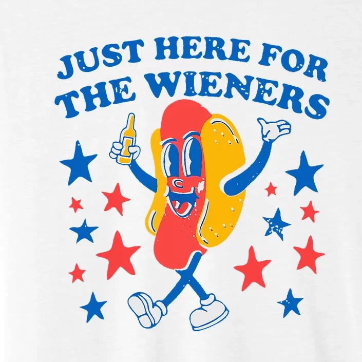 Hotdog IM Just Here For The Wieners ChromaSoft Performance T-Shirt