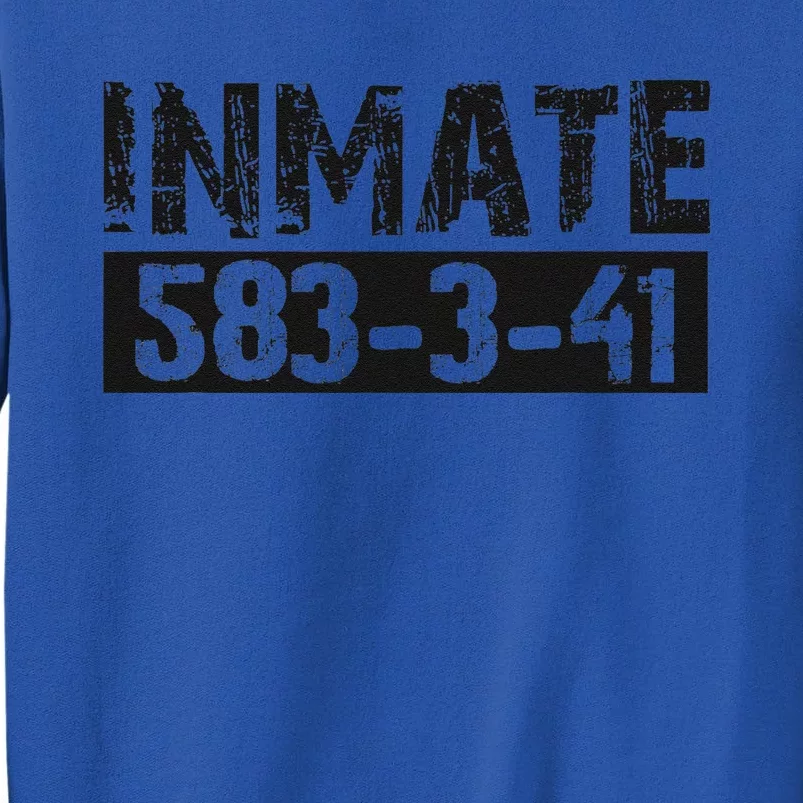 Halloween Inmate Jail Costume Tall Sweatshirt