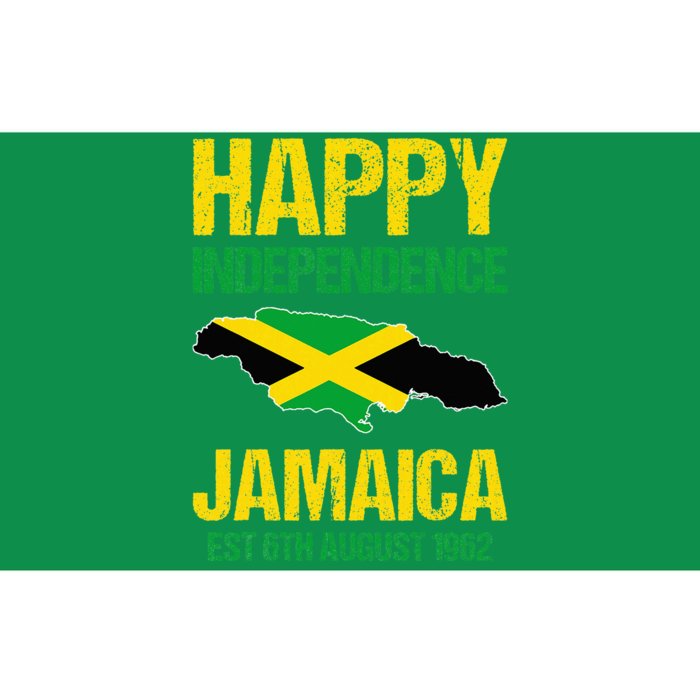 Happy Independence Jamaica Est 6th August 1962 Jamaican Bumper Sticker