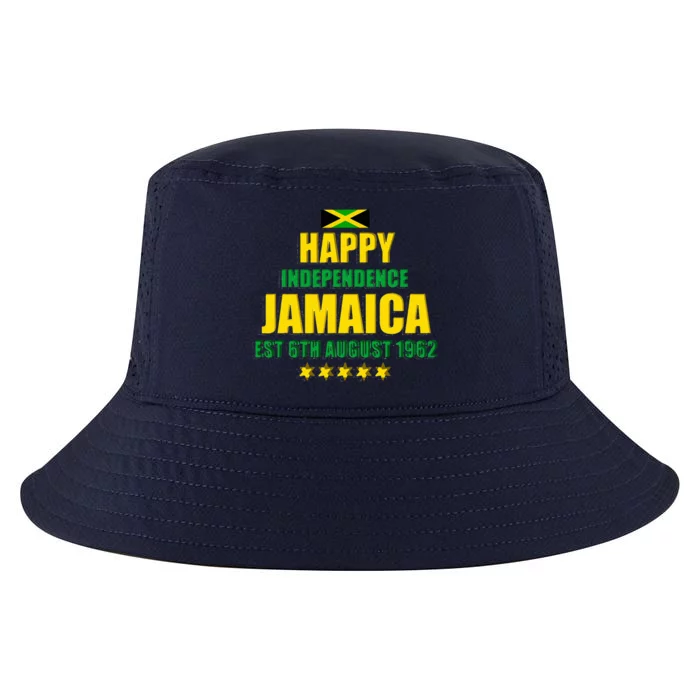 Happy Independence Jamaica Est 6th August 1962 Jamaican Cool Comfort Performance Bucket Hat