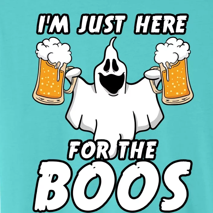 Halloween Im Just Here For The Boos Ghost Beer Funny Gift Cute Gift ChromaSoft Performance T-Shirt