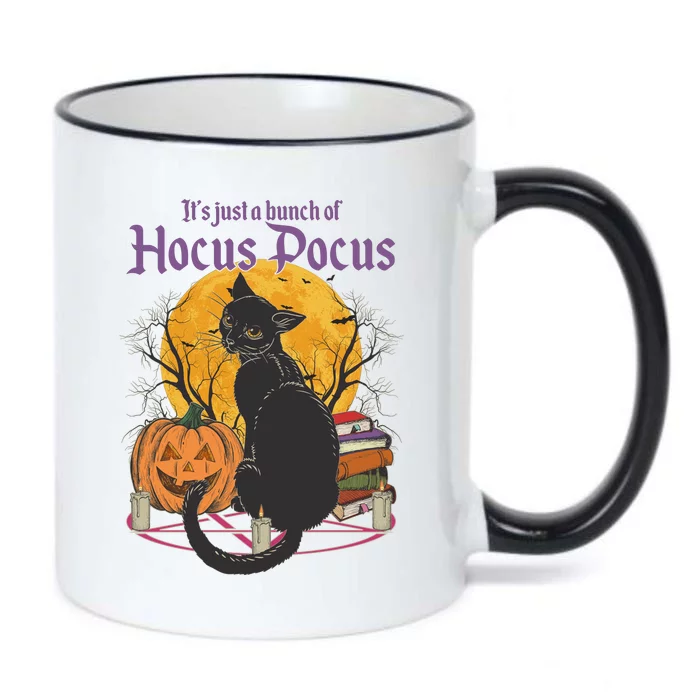 Halloween It's Just A Bunch Of Hocus Pocus Black Color Changing Mug