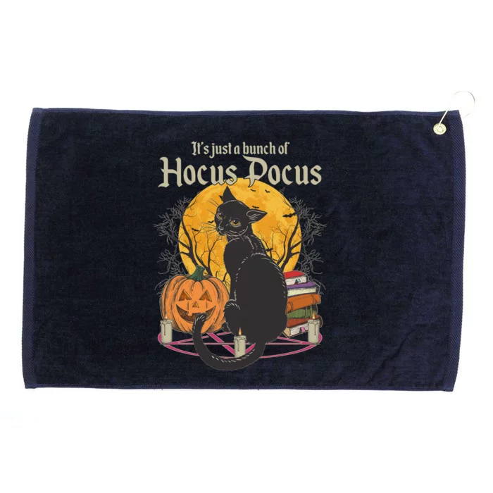 Halloween It's Just A Bunch Of Hocus Pocus Grommeted Golf Towel