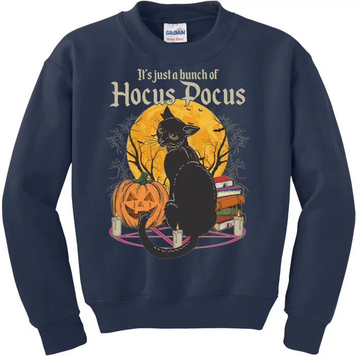 Halloween It's Just A Bunch Of Hocus Pocus Kids Sweatshirt