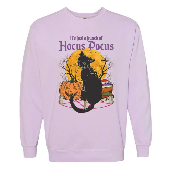 Halloween It's Just A Bunch Of Hocus Pocus Garment-Dyed Sweatshirt