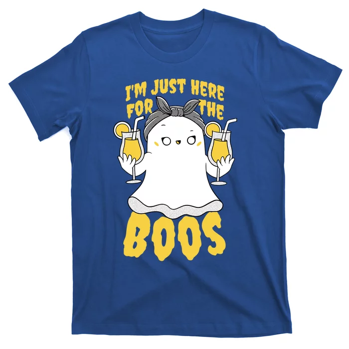 Halloween Im Just Here For The Boos Funny Cool Gift T-Shirt